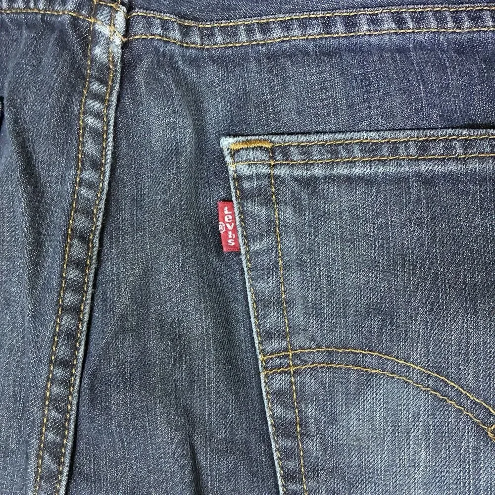 Levis Mens Jeans 502 36 x 30 Taper Fit Light Blue Stretch Cotton Medium Wash